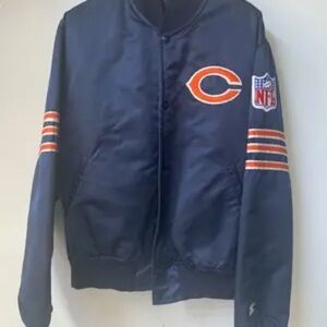 STARTER Navy Quilted Jacket